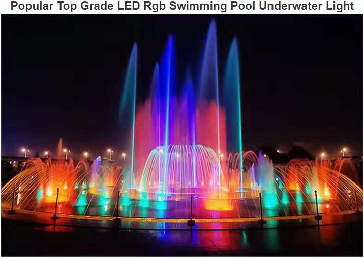 Beliebte Top Grade LED Rgb Schwimmbad Unterwasserlicht