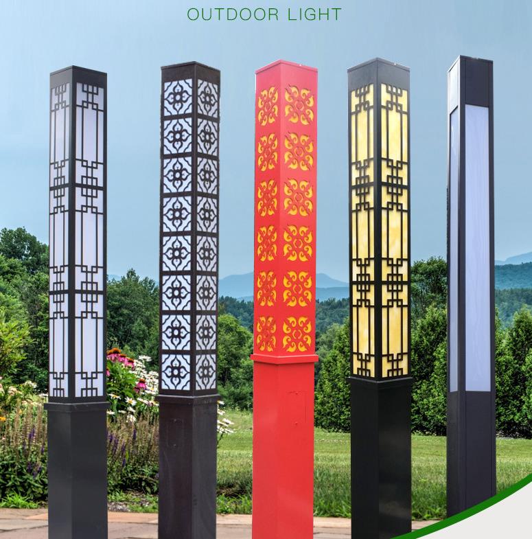 Square Landschaft Lampe, geführt Hof Lampe, Solarquadratische Lampe, Straßenlampe