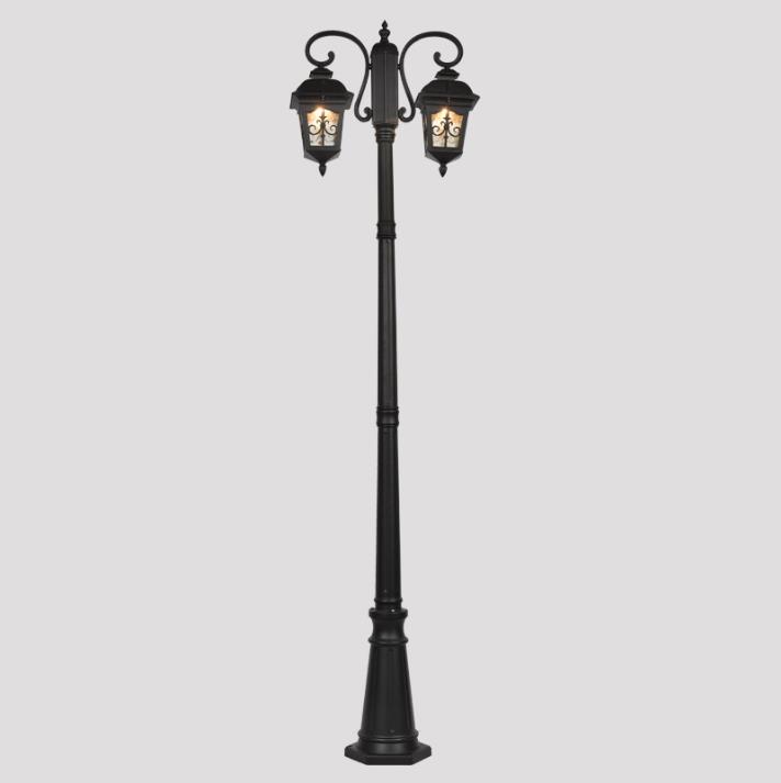 Double Arm Die-Cast Aluminium Outdoor Garden Street Lamps oder Gartenlampen