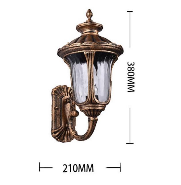 Rustikale E27 Socket Retro Metal Exterior Bracket Lamp